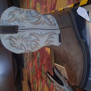 Justins steel toe work boots